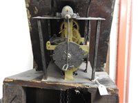 Lot 542 - A George III country oak cottage longcase clock, 30 hour movement