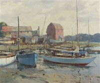 Lot 768 - Jack Merriott (1901-1968), Lowering Tide Woodbridge