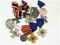 Lot 223 - 38 assorted predominantly German badges and medals