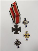 Lot 223 - 38 assorted predominantly German badges and medals