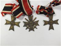 Lot 223 - 38 assorted predominantly German badges and medals
