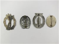 Lot 223 - 38 assorted predominantly German badges and medals