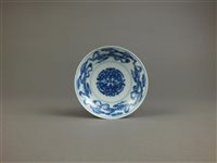 Lot 140 - A small Chinese blue and white dish