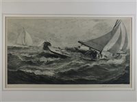 Lot 185 - Sailing print