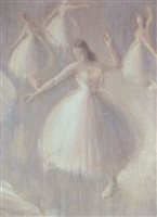 Lot 180 - British School, 20th century, ballerina, oil on canvas