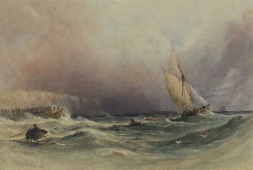 Lot 419 - Anthony Vandyke Copley Fielding, Newhaven, Sussex