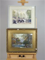 Lot 398 - John R Lewis, watercolours