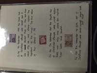 Lot 250 - Two boxes containing thirty-nine stamp albums