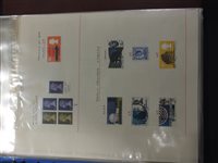 Lot 250 - Two boxes containing thirty-nine stamp albums