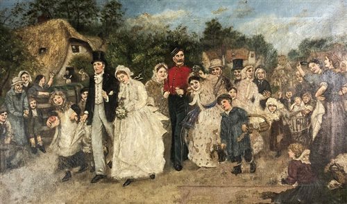 Lot 403 - After Samuel luke Fildes (1843-1927), The Village Wedding