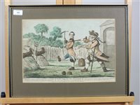 Lot 229 - A collection of caricature etchings