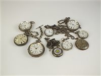 Lot 126 - A collection of assorted pocket and fob watches