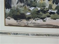 Lot 429 - Edward Wesson (1910-1983), Broadhembury, Devon, watercolour