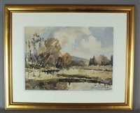 Lot 424 - Edward Wesson, Nr Dartrey Mill, Gornshall, Surrey, signed lower right, watercolour