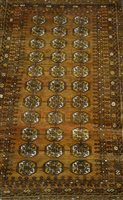 Lot 441 - A 'gold' rug circa 1960