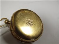 Lot 311 - A mid 19th century 18ct gold open face pocket watch
