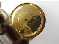 Lot 311 - A mid 19th century 18ct gold open face pocket watch