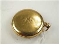 Lot 311 - A mid 19th century 18ct gold open face pocket watch