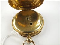 Lot 311 - A mid 19th century 18ct gold open face pocket watch