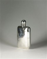 Lot 82 - A Victorian silver hip flask