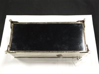 Lot 13 - Two silver mounted cigar boxes