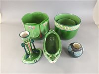 Lot 181 - A group of six Eichwald pottery items