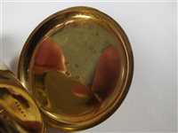 Lot 291 - An 18ct gold half hunter pocket watch