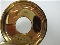 Lot 291 - An 18ct gold half hunter pocket watch
