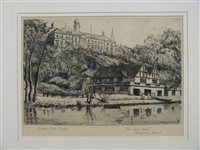 Lot 235 - Mabel Oliver Parker, The Boat House Shrewsbury