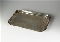 Lot 38 - A silver dressing table tray