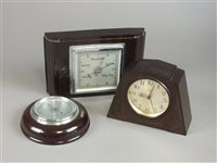 Lot 280 - Selection of mostly 1930s mantel clocks