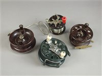 Lot 234 - A Charles Alvey and Son Bakelite fishing reel