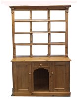 Lot 419 - A modern pine dog kennel dresser