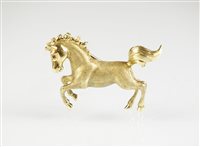 Lot 230 - A horse brooch