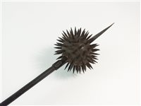 Lot 154 - An Indo-Persian spiked mace, late 19th/20th century