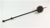 Lot 154 - An Indo-Persian spiked mace, late 19th/20th century