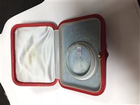 Lot 288 - A cased half hunter pocket watch