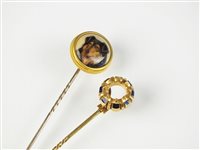Lot 164 - An enamelled stick pin