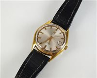 Lot 284 - A Tissot gold plated wristwatch