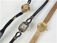 Lot 319 - Three Lady's wristwatches