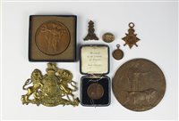 Lot 335 - A collection of assorted military and associated medals and badges