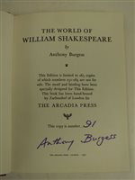 Lot 55 - BURGESS, Anthony, The World of William Shakespeare