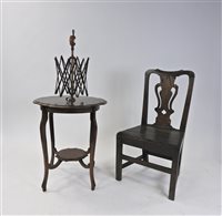 Lot 256 - An Edwardian walnut Louis XV style occasional table