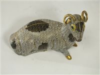 Lot 269 - A Chinese Cloisonné Figure of a Ram