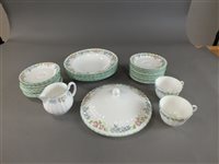 Lot 194 - A Royal Worcester tea and dinner service together with a Copeland dinner service