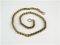 Lot 114 - A decorative link necklace