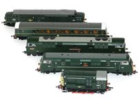 Lot 189 - Bachmann, Heljan & Hornby Green Diesel Engines (5)