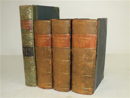 Lot 44 - DUGDALE, Thomas, England and Wales Delineated, 3 thick vols circa 1845, maps and plates.