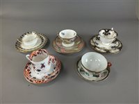 Lot 197 - Nineteenth and early twentieth century trios, together with further teawares and small quantity of dinnnerwares