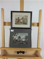 Lot 363 - A collection of military and hunting prints